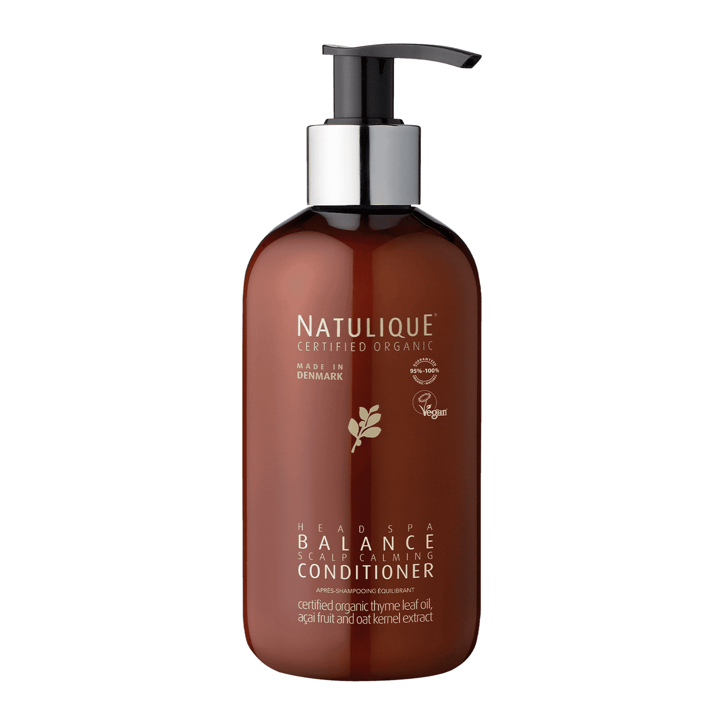 Natulique Balance Conditioner 
Voor diepe hydratatie.Kalmeert irritatie en ontstekingen. Bevordert de gezondheid van de hoofdhuid en het haar. Vermindert statisch  haar en maakt het haar glad, glanzend en makkelijk doorkambaar.